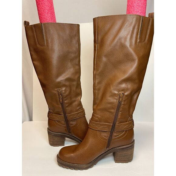 NWOT Zodiac Georgia Women's Tall Boots Size 9M cowgirl farmhouse ridding western - Picture 3 of 8